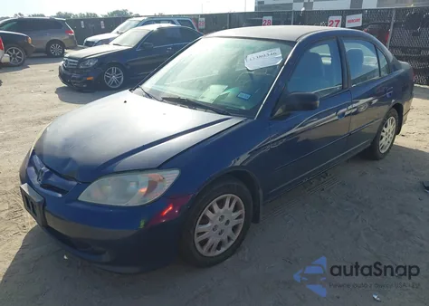 2004 Honda Civic Lx from USA, damaged, VIN 2HGES16504H515821